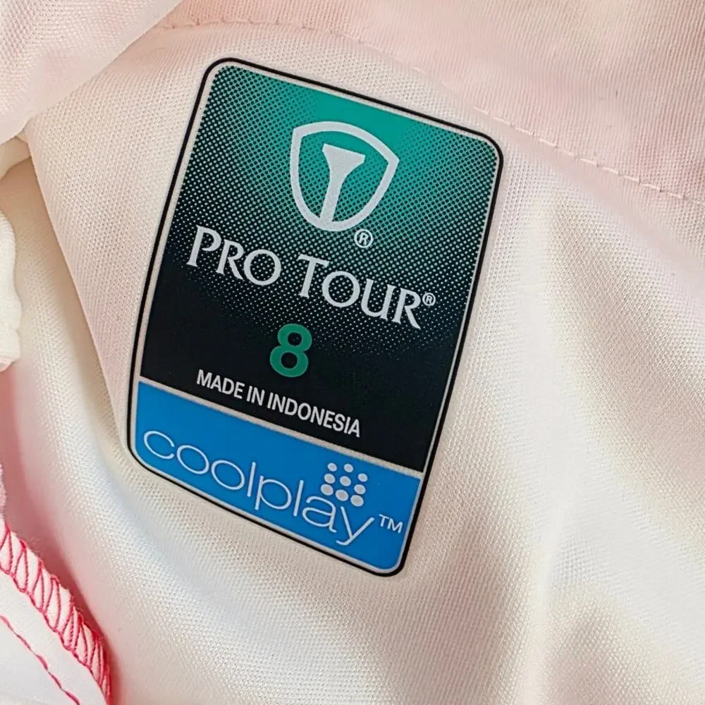 Pro Tour Pink Gingham Shorts Size 8 Golf Coolplay Preppy Coastal Feminine Barbie